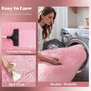 5x7 Area Rug for Living Room: Fluffy Shag Soft Washable Rugs Fuzzy Plush Indoor Carpet for Bedroom Nursery Playroom Dorm Kids Girls Boys Room (Pink, 5'x7') by TinyTreasures Baby Boutique