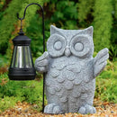 Solar Garden Statue Owl Figurine，Outdoor Garden Decor with Solar LED Lights for Patio,Balcony,Yard, Lawn-Unique Holiday Gifts for Women, Mom by GreenHaven Gardens