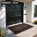 Yimobra Welcome Mat Outdoor Indoor, Waterproof Heavy Duty Front Door Mat Outside Entrance, Extra Sturdy Non-Slip Doormat, Low Profile, Dirt Trapping, 47x32 Inches, Coffee by CozyNest Decor