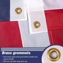 US Embroidered American Flags for Outside 3x5 USA Flag Banner Heavy Duty Made in USA High Wind Vivid Color Embroidered Stars-sewn Stripes Waterproof by GreenHaven Gardens