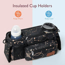 Momcozy Universal Stroller Organizer with Insulated Cup Holder Detachable Phone Bag & Shoulder Strap, Fits for Stroller like Uppababy, Baby Jogger, Britax, BOB, Umbrella and Pet Stroller by TinyTreasures Baby Boutique