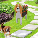 Beagle Dog Planter Plant Pots,Cute Garden Dog Flower Planter,Dog Planters Birthday Gifts for Women,Office,Indoor/Outdoor Decor（9.45 * 6.77 * 13.46in） by GreenHaven Gardens