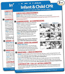 Safety Magnets by ZOCO – Infant and Child CPR Magnet (2-Pack) – 5"x7" Emergency First Aid Guide with Step-by-Step Instructions – CPR Reference for Homes, Daycares, Schools, and Parents by TinyTreasures Baby Boutique