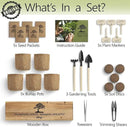 Bonsai Tree Kit – 5X Unique Japanese Bonzai Trees | Complete Indoor Starter Kit for Growing Bonsai Plants with Tools & Planters – Gardening Gifts for Women & Men by GreenHaven Gardens