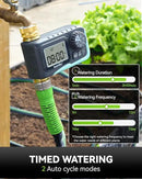 RAINPOINT Sprinkler Timer, 100% Metal Water Pipe Water Timer for Garden Hose, Programmable Hose Controller with Manual Watering/Rain Delay, Automatic Drip Irrigation System for Lawn, 1 Outlet by GreenHaven Gardens