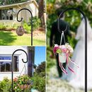 Shepherd-Hooks Adjustable for Bird-Feeder Lantern Plant-Hook Garden-Stake - Plant Stand Hanger for Outdoor Flower Basket, Bird Feeder Hanger Weddings Décor by GreenHaven Gardens