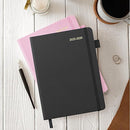 Planner 2025-2026, Academic Linen 2025-2026 Monthly Planner July 2025 to June 2026, Weekly & Daily Organizer with Tabs, Note Pages, Hardcover 5.65" x 8.15"- Ideal for School, Work & Productivity-Black by TinyTreasures Baby Boutique
