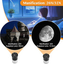 AOMEKIE Telescopes 40/400 with Tabletop Tripod 2 Eyepieces Portable Telescopes for Astronomy Beginners with Finderscope and Compass,Space, Gifts by TinyTreasures Baby Boutique