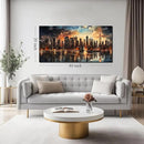 New York City Canvas Wall Art for Bedroom Modern Wall Pictures for Living Room Home Office Wall Decor Size 20 x 40 Inch by CozyNest Decor