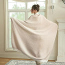 Joiedomi Throw Blanket for Couch Bed Sofa, Beige Knitted Blankets Gifts for Women Mom Girls, Cozy Cute Soft Throw Home Room Decor Aesthetic for Women Mothers Birthday Gifts 50x70 Inches by CozyNest Decor