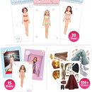 Sticker Dress Up Fashion Runway - Sticker Activity Book for Kids. Learn Girls Fashion Design with Stickers and Guides for Kids 5 and up. Little Designer Creativity Book by TinyTreasures Baby Boutique
