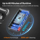 Cordless Vacuum Cleaner, Upgraded 580W 48KPA 65Mins Vacuum Cleaners for Home, Stick Vacuum with Self-Standing and Touch Screen, Anti-Tangled Handheld Vacuum for Pet Hair, Floors, Carpets, K10 by CozyNest Decor