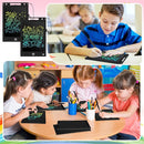 Epakh 16 Pieces LCD Writing Tablet Doodle Pad for Kids 8.5 Inch LCD Drawing Board Colorful Reusable Writing Tablet for Girl Boy Toddlers Educational (Black) by TinyTreasures Baby Boutique