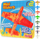 Airplane Toy Foam Glider Plane for Kids - Best Outdoor Toys for Boys & Girls - Kids Stocking Stuffers for Boys & Fun Flying Gliders Easy Throwing Air Planes - Great Gifts for Age 4 5 6 7 8 9 Year Olds by TinyTreasures Baby Boutique