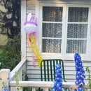 Easter Windsock Bunny Wind Socks Enduring Wind Socks for Outdoor Hanging Yard and Party Winter Festival Garden Décor 44.9 Inch by GreenHaven Gardens