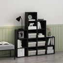 Furinno Luder Bookcase / Book / Storage, 2-Tier Cube, Blackwood by TinyTreasures Baby Boutique