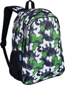 Wildkin 15-inch Kids Backpack – Durable, Padded, Adjustable for School & Travel - Green Camo by TinyTreasures Baby Boutique
