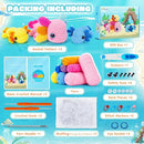 Crochet Kit for Beginners-3PCS Axolotl Crochet Kits for Adults Kids, Crochet Starter Kit with Step-by-Step Video Tutorials, Crochet Animals Kits DIY Craft Knitting Kit Learn to Crochet Kits for Adults by TinyTreasures Baby Boutique