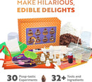 Playz Edible Poo Chocolate & Candy Making Science Kit for Kids Ages 8-12 Years Old - Food Science Chemistry Kid Science Kit with 30 Experiments, Educational Science Kits for Boy & Girls by TinyTreasures Baby Boutique
