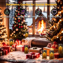 Metaku Flickering Flameless Candles Battery Operated 3D Moving Wick LED Candles with Remote, Set of 2 Grey Acrylic Electric Candles for Christmas Halloween Valentines Wedding Home Decor,D 3"×H 6" by GreenHaven Gardens