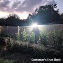 intelamp Solar Outdoor Lights,6000mAh Motion Sensor with Dual Sensors,Waterproof Solar Flood Lights 270°Wide Angle for Outside with 3 Modes by GreenHaven Gardens