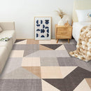 HOMFINE Washable Modern Area Rug - Geometric Style 6x9 Rugs for Living Room, Bedroom, Machine Washable Rug Soft Non Slip Non Shedding Area Rug - Grey Brown, 6'x9' by TinyTreasures Baby Boutique