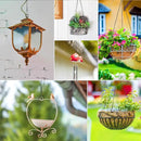 RIFNY Hanging Chains with Hooks, 15 Pieces 20 Inch Black Chain for Hanging Bird Feeders Planters Baskets Billboards Lanterns Wind Chimes Ornaments Outdoor/Indoor Use (20 inch 15pcs) by GreenHaven Gardens
