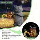 Mothers Day Mom Gifts for Mom, Solar Garden Outdoor Statues Cat with Kettle Light, Birthday Mom Gifts for Her Women Grandma, Cat Lovers Gifts for Women, Gardening Gifts House Warming Gifts New Home by GreenHaven Gardens