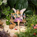 Fairy Garden Accessories Outdoor - Colorful Fairy Garden Starter Kit with a Fairy for a Garden and Miniature Furniture - 14 Piece Set by GreenHaven Gardens