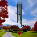 Woodstock Chimes Neptune Wind Chime for Outside 54" Large Evergreen, Deep Tone Sound for Outdoor Garden, Patio, Porch Decor, Encore Collection DCE54 by CozyNest Decor