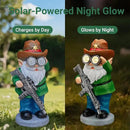 Funny Garden Gnomes Statue Outdoor Decor, Solar Telescope Gnome Decorations for Yard, Lawn, Patio, Porch, Fathers Day Birthday Housewaming Gifts for Dad, Men, Husband, 10.6 Inch, Resin by CozyNest Decor