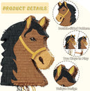 WERNNSAI Horse Piñata - Brown Horse Party Decorations Hanging Cowboy Piñata with Blindfold and Bat Western Cowboy Party Favors for Kids Boys Classroom Activities Game by TinyTreasures Baby Boutique