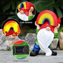 Garden Gnome Statue with Rainbow Solar Lights Large Garden Sculptures Outdoor Decorations Patio Lawn Yard Garden Decor Gifts for Women Mom by GreenHaven Gardens