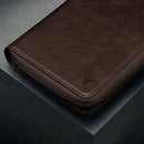 TORRO Premium Leather Family Travel Wallet, RFID Blocking Travel Organizer, Family Passport Holder for 4 Passports, Travel Documents and Cards (Dark Brown) by TinyTreasures Baby Boutique