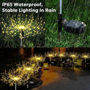 Solar Outdoor Lights Outdoor Waterproof 200 LED Firework Light Solar Powered Sparkles Landscape Fairy Light Outside Decorations Lights for Yard Patio Pathway Lawn Party Decoration, 8 Pack by GreenHaven Gardens