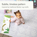 Lillefolk Baby Play Mat for Floor – 6x6ft Gray | Soft Non Toxic Premium EVA Foam Tiles for Tummy Time, Crawling & Playroom – Waterproof for Hard Floors Mat for Babies & Toddlers (9 Tiles) by TinyTreasures Baby Boutique