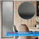 Frosted Glass Window Privacy Film Decorative, Bathroom Privacy Film for Glass Windows Cover, Static Cling, Removable, Reusable, Anti-UV, Anti-Glare, Heat Blocking,Changhong, 23.6X196.9Inch by CozyNest Decor