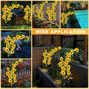 Solar Garden Lights Outdoor, 2 Pack New Sunflower Light for Outside, Solar Willow Vine Light with 46 LED Sunflowers, Waterproof Decor for Yard, Patio, Pathway, Gardening Gifts (2Pack Sunflower) by GreenHaven Gardens