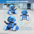 Robot Toys for Boys and Girls, Rechargeable Remote Control Robot with Auto-Demonstration, Light Projection, Dance Moves, Music, and Gesture Sensing –Toy Robot Gifts for 3,4,5,6 Year old Boys (Blue) by TinyTreasures Baby Boutique