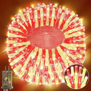 Heceltt 1140 LED 449 FT String Lights Outdoor, 8 Modes Christmas Lights Plug in, IP44 Waterproof Led String Lights with Timer and Memory for Xmas Yard Party Decorations (Red and Warm White) by GreenHaven Gardens