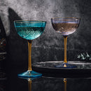 Vintage Art Deco Coupe for Champagne | Set of 6 | 7 oz