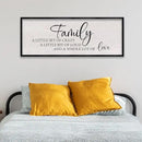 LuZhiQiang Family A Little Bit of Crazy Sign Wall Decor 40"x15" Large Family Signs Wood Framed Hanging Wall Art (Black) by CozyNest Decor