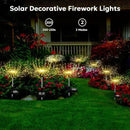 Solar Outdoor Lights Outdoor Waterproof 200 LED Firework Light Solar Powered Sparkles Landscape Fairy Light Outside Decorations Lights for Yard Patio Pathway Lawn Party Decoration, 8 Pack by GreenHaven Gardens
