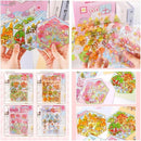 4 Sets DIY 3D House Stickers - Four Seasons Theme: Create Your Own Cute Cartoon Miniature Scene Sticker Art Kit for Kids & Adults, Stress Relief (Spring Summer Autumn Winter Theme) by TinyTreasures Baby Boutique