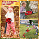 3 Pcs Toy Gardening Tool Set for Kids Toy Leaf Blower Weed Trimmer Hedge Trimmer Pretend Play Set with Lights and Sounds Birthday for Boys Girls by TinyTreasures Baby Boutique