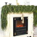 16FT Christmas Norfolk Pine Garland -1PCS, Artificial Pine Needles Garlands Faux Greenery Fake Garland for Holiday Fireplace,Table,Window,Stairs,Mante,Indoor Outdoor Decor by CozyNest Decor