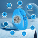 Kids Watches for Girls Boys Digital Sport Watch with Step Counter Pedometer Vibration Alarm Clock, No App Waterproof Fitness Tracker Kids Watch Boys Girls Teens Students Ages 5-16 by TinyTreasures Baby Boutique