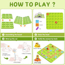 Brain Stem Activity Logic Kits, Board Teaser Games & Puzzles Toys with 200+ Challenges, 4 Difficulty Levels for Kids Ages 3-10, Educational Learning Maze Games for Toddlers by TinyTreasures Baby Boutique