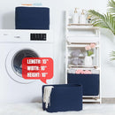 MINTWOOD Design 3-Pack Decorative Woven Storage Baskets for Shelves, Cube Bin Box for Organizing Books, Shoes, Dog Toys, Pantry Closet and Living Room Organizer, Navy Blue by TinyTreasures Baby Boutique