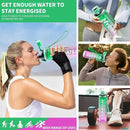 Water Bottle, 32 oz Motivational Water Bottles with Time Marker-Tritan & BPA Free, Sports Water Bottle with Time to Drink & Strap, Wide Mouth, Leakproof -Gift for Christmas Gym Fitness & Outdoor by CozyNest Decor